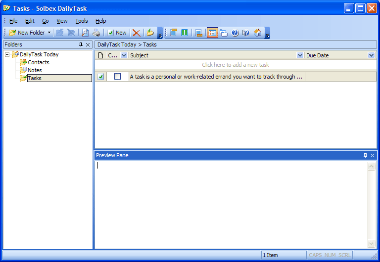 Solbex DailyTask Screenshot